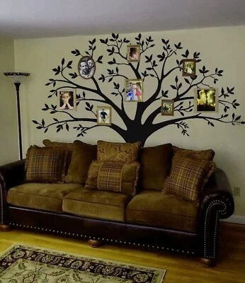Giant Family Photo Tree Wall Decal Mural Art Vinyl Wall Stickers Living Room ... - Image 1 of 4