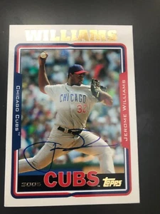 Chicago Cubs JEROME WILLIAMS autographed 2005 Topps - Picture 1 of 1
