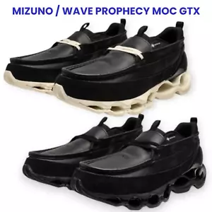 MIZUNO WAVE PROPHECY MOC GTX Black x Off White Black Japan New authentic - Picture 1 of 8
