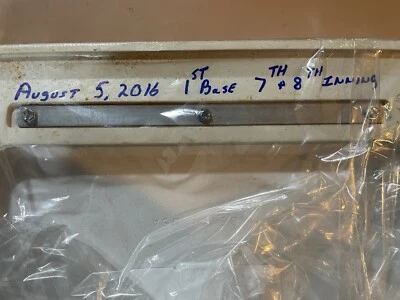 Griffey Jr 2016 Retirement Mariners Game Used 1st Base Games VS Angels - Image 1 of 4