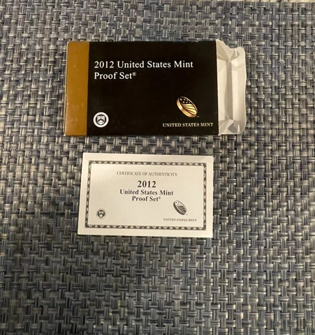 2012-S US Mint Proof Set | Box & COA | Uncirculated Cover