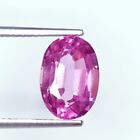 Natural Pink Sapphire Untreated Certified 3.62 Ct Loose Gemstone Sapphire Gems