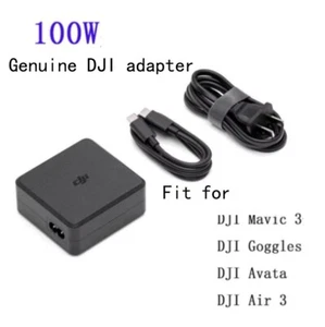 Original DJI Mavic 3 Series 100W USB-C Power Adapter Fast charge Battery and RC - Picture 1 of 3