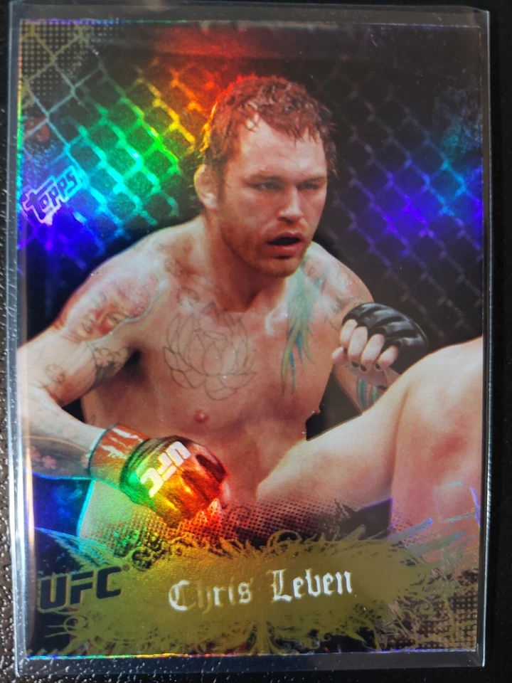 Chris Leben #93 2010 UFC Main Event Thick Gold Parallel - Image 1 of 2