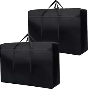Moving Bags Heavy Duty Extra Large 120L, Waterproof Luggage Storage Bags with To - Picture 1 of 9