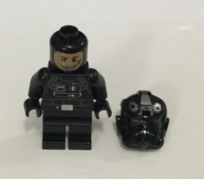 LEGO Star Wars 75008: TIE Bomber Pilot minifigura SW0457 Episodio 4/5/6 En muy buena condición ccc Foto 1 de 2