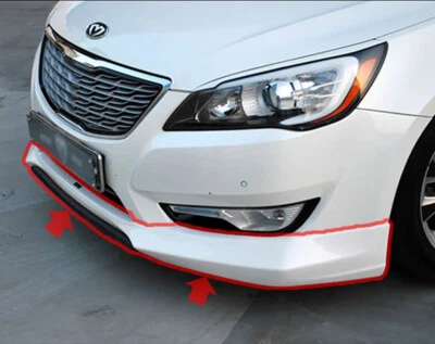 Front Bumper Lip with Lower Diffuser Unpainted for 2010 2013 Kia Cadenza K7 - Image 1 of 4