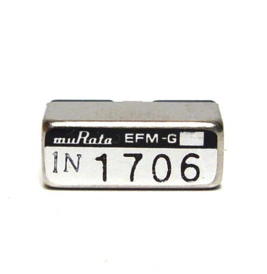 Murata Quarz-Filter / Stimmgabel-Resonator, EFM-G 1706 Hz Tuning Fork, NOS - Image 1 of 2