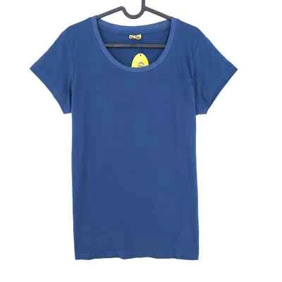 Buffalo Azul Marino Cuello Redondo Camiseta Top Talla Eur 40/42 GB 14/16 - Imagen 1 de 4