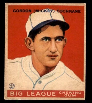 1933 Goudey #76 Mickey Cochrane - EX - Image 1 of 2