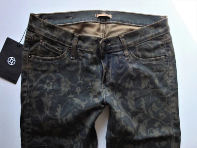 TAKE TWO  Jeans  ISA  FIVE  Stretch  Grün  Print  Hose  Damen  modern  W29  Neu - Bild 1 von 4