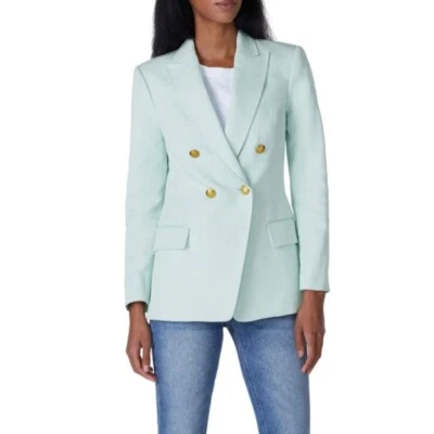 FLAWED A.L.C. Mint Blue Segwick Blazer Size 10 US $695 - Image 1 of 4