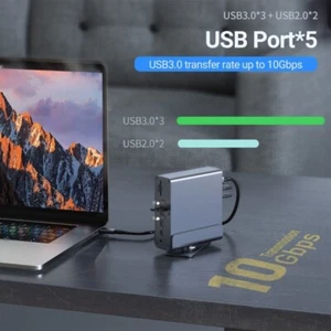 Expand Workspaces USB C 15 in 1 USB C Docking Station with PD100W Charging - Afbeelding 1 van 8