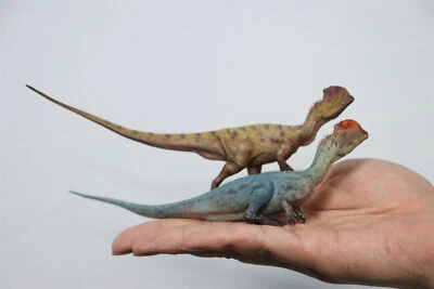 HAOLONGGOOD 1:35 Scale Dilophosaurus Pair Model Aimal Dinosaur Collection Decor - Image 1 of 4