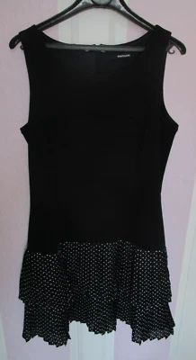 Robe à pois noir de chez Morgan taille 36 - Photo 1/4