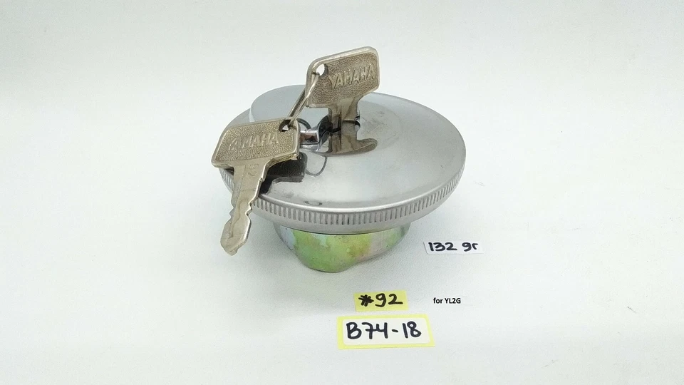 YAMAHA YL2 L2 HS1 YG5 YA6 G7S L5T LS2 YB100 DT100 DT125 Fuel Tank Cap Key #92 Foto 1 de 4