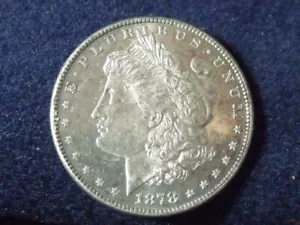 1878-S Morgan Silver Dollar Coin UNCIRCULATED PROOF LIKE!!! 1ST YEAR MORGAN - Picture 1 of 4