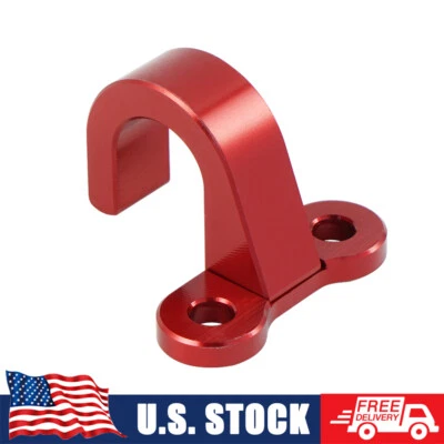 Guia de braçadeira de mangueira de linha de freio traseiro para Honda CR125R CR250R CR500R 1987-2001 vermelho - Imagem 1 de 4