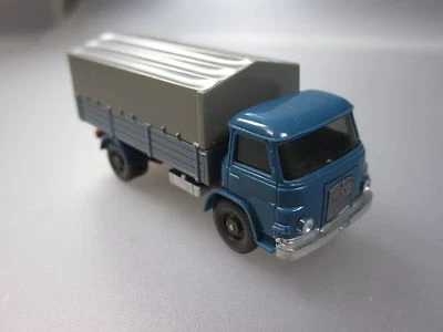 Wiking: MAN Short-bed Front Loader, Azure Blue/Gray-Blue, Rare (Push 23) - Image 1 of 3