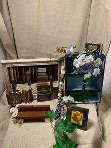 Six-piece library brown set tier tray home decor - Picture 1 of 9