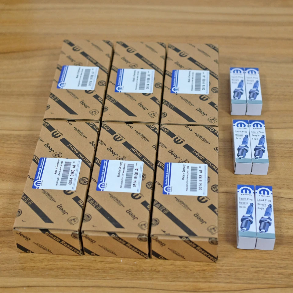 6 Pack Mopar Ignition Coils & Spark Plugs For Chrysler Jeep Dodge Ram 3.6L UF648 Foto 1 de 4