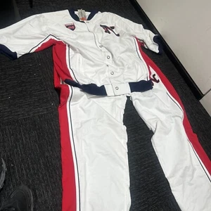 Traje de calentamiento de béisbol Ninetysix North de colección para hombre 3X nuevo con etiquetas Y2K Hip Hop - Imagen 1 de 9