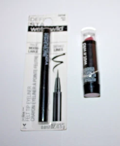 Wet n Wild Silk Finish Lip Color Lipstick#530D + Felt Tip Eyeliner #C875B Sealed - Picture 1 of 2