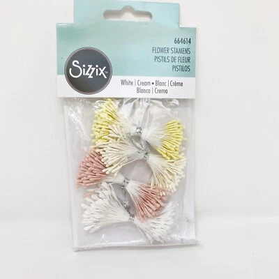 Sizzix Estambres Florales Tamaños Surtidos Blanco Crema Multicolor 400 Pack 664614 NUEVO Foto 1 de 4