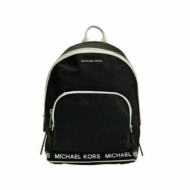 Michael Kors 35S9SI7B8C Sport Connie Nylon Tape Women's Backpack - Black/White