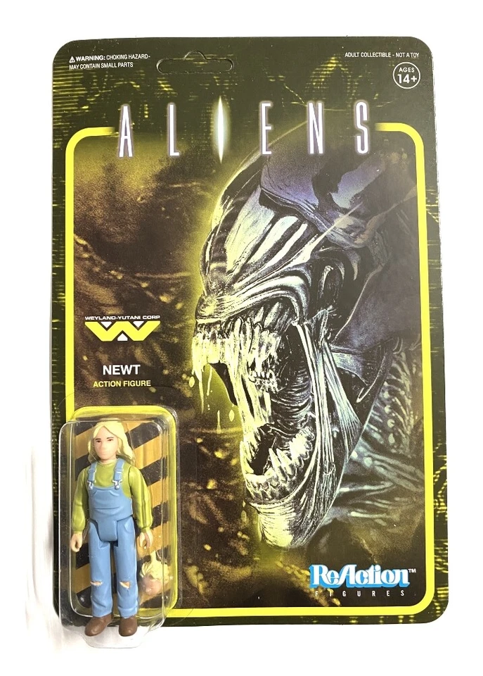 Nueva figura de acción sellada sin perforar Super7 ReAction Aliens Newt Foto 1 de 1