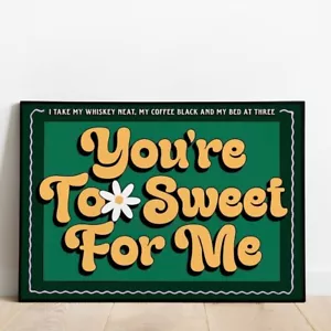 Too Sweet • Hozier • A5 • A4 • A3 • Unframed Lyric Print - Picture 1 of 5