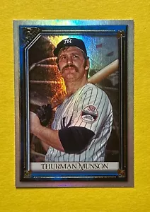 2021 TOPPS GALLERY THURMAN MUNSON FOIL SP /75 #190 YANKEES - Picture 1 of 2