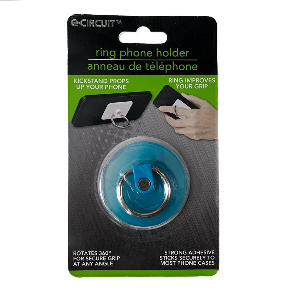 NUEVO SOPORTE PARA TELÉFONO ANILLO CIRCUITO ELECTRÓNICO ROTACIÓN 360 GRADOS AGARRE SEGURO 4 COLORES Foto 1 de 1