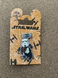 Disney Star Wars Happy Halloween Ewok Dressed As Storm Trooper 3-D Pin - Picture 1 of 1