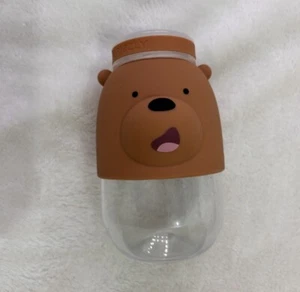 MINISO WE BARE BEARS FRIENDS GRIZZLY CNN screwable lid beverage storage organize - Picture 1 of 2