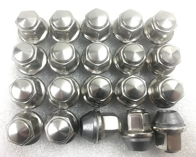 全新 20 福特 Escape Fiesta Focus Fusion 工厂原始设备制造商不锈钢凸耳螺母 ACPZ-1012-H — 第 1/2 张图片