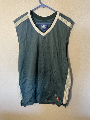 University Of Hawaii Starter Jersey Tank Top Vintage Basketball Large Cover