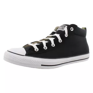 Converse All Star Chuck Taylor Street Black/Camo Lining Mid Sneakers 166977F - Picture 1 of 3