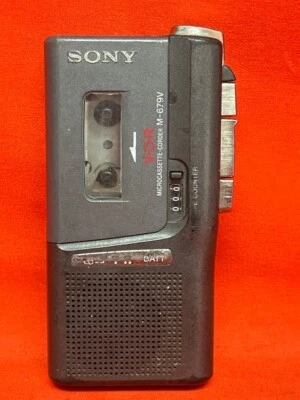 Sony M-679V Handheld Microcassette Voice Recorder (CP1114952) - Image 1 of 4
