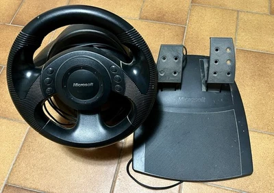 Microsoft Sidewinder Precision Racing Wheel 1.0 USB - Pedals - Immagine 1 di 4