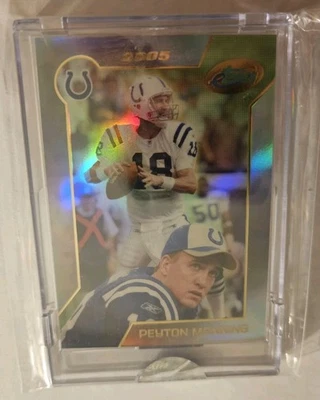 Peyton Manning 2005 eTopps #13 - Uncirculated with COA MBA Certified Authentic - Image 1 of 3