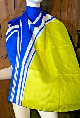 Bufanda Jacobsons Vintage Pura Seda Enrollada a Mano Colorida 30 pulgadas Cuadrada Foto 1 de 4