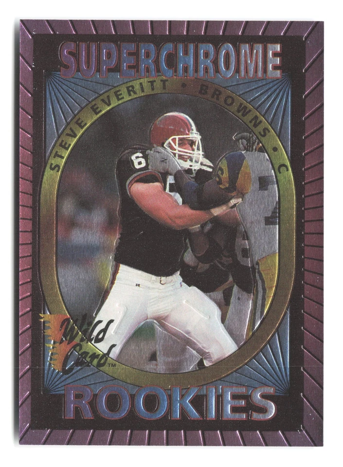 1993 Wild Card #10 Steve Everitt Superchrome Rookies - Image 1 of 2