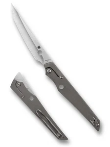 Spyderco Knives Cobol Slip-joint C273TIP Titanium M390 Pocket Knife Stainless - Picture 1 of 3