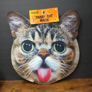 Large 16x16" Tabby Cat Mask, Spirit, Ages 14+ - Picture 1 of 3