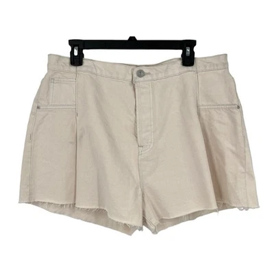 Hudson shorts Eva Pleated denim beige size 32  - Image 1 of 4