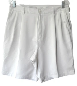 IZOD Shorts Men's 42 x 9" Khaki Tan Beige Cargo Chino 55/45 Cotton Poly Pockets - Picture 1 of 4