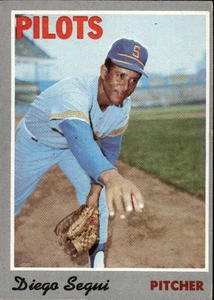1970 Topps Diego Segui #2 Seattle Pilots - Picture 1 of 2