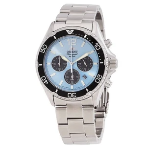 Orient Sports Solar Powered Chronograph Men's Watch RA-TX0206L - Picture 1 of 3