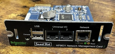 APC Schneider Electric AP9631 Smart Slot Network Management Card 2  - Image 1 of 3